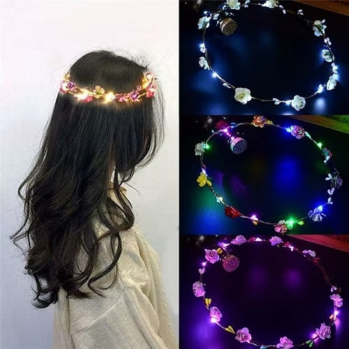 LED Tiara Small (Flowers)