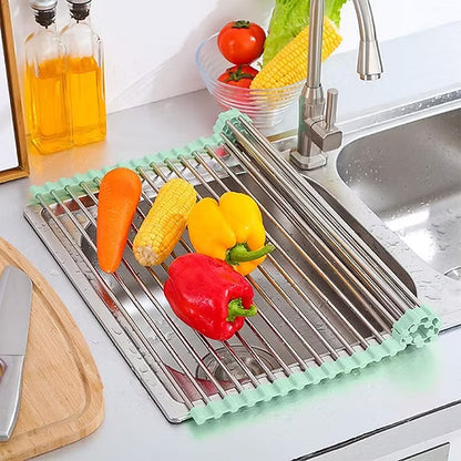 Roll Up Sink Drainer Rack