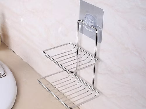 Double Layer Stainless Steel Soap Holder
