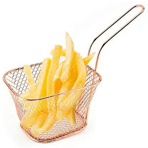 Rose Gold Fries Frying Basket (Large)