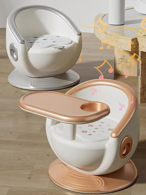 Baby Dining Chair，Portable Baby Mini High Chair with Funny Sound,Toddler Feeding