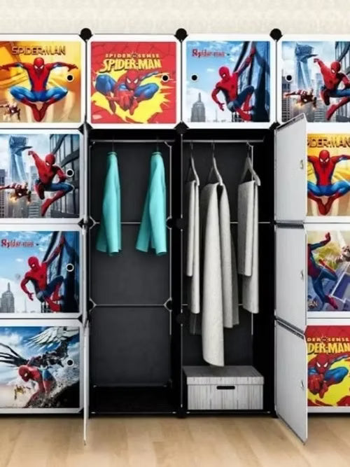 16 Cubes Diy Spider Wardrobe Cabinet