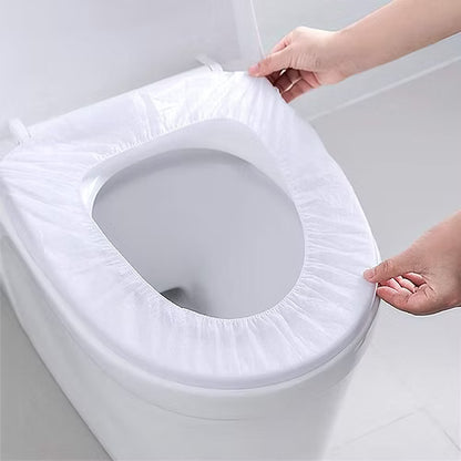 10 Pcs Disposable Non-woven Fabric Travel Toilet Seat Cover