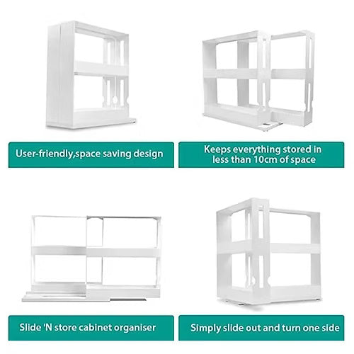 Swivel Seasoning Bottle Storage Rack