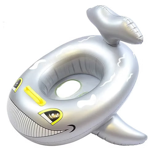 Shark Shape Kids Swimming Ring Seat Boat