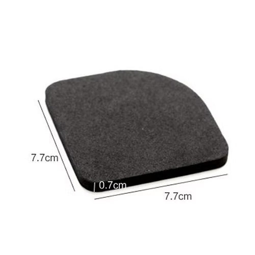 4 Pcs Black Square Washing Machine Anti Vibration Refrigerator Mute Mat Pad