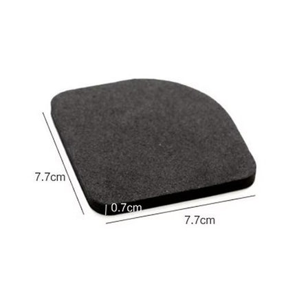 4 Pcs Black Square Washing Machine Anti Vibration Refrigerator Mute Mat Pad