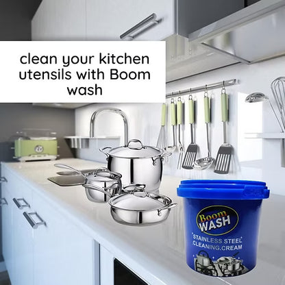 Boom Wash Stainless Steel Cleaning Cream