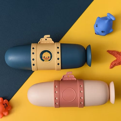 Submarine Shape Toothbrush Box With Cup