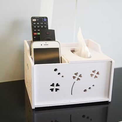 MDF Tissue Remote Stand (Random Design)