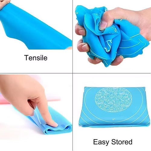 Silicone Baking Sheet And Fondant Rolling Mat (Random)