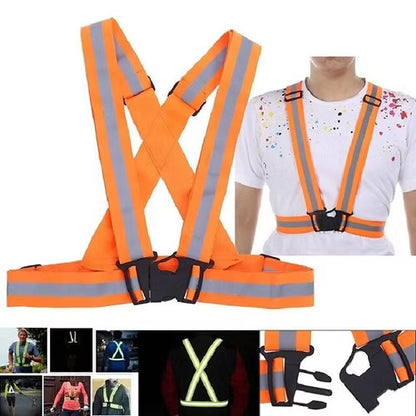 Reflective Vest Adjustable Safety Belt