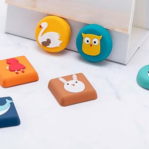 4 Pcs Animal Design Self Adhesive Doorstop