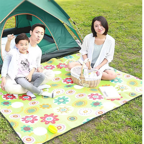 Heavy Quality Waterproof Picnic Mat 150 x 100 Cm (Random Prints)