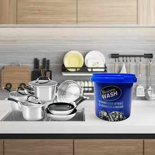Boom Wash Stainless Steel Cleaning Cream