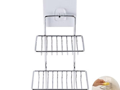 Double Layer Stainless Steel Soap Holder