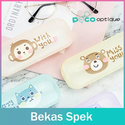 Cartoon Print Plastic Eye Glasses Box