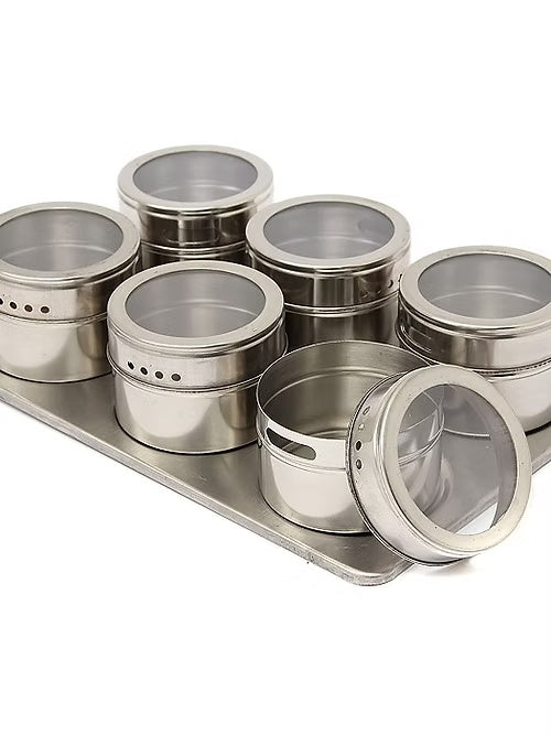 Magnetic Spice Rack Spice Set (6 pcs)