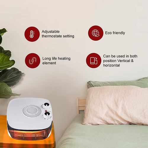 Electric 1500W Fan Room Heater