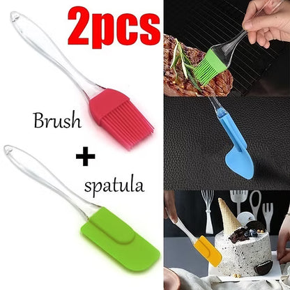 Silicone Spatula and Brush Set (Big)