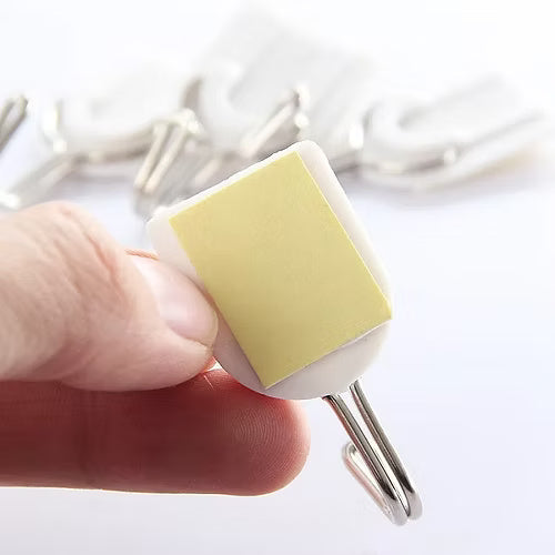 6 Pcs Adhesive Utility Holder Glue Hook