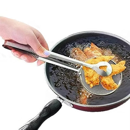 Stainless Steel Oil Frying Filter Tong