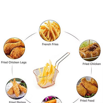 Rose Gold Fries Frying Basket (Large)