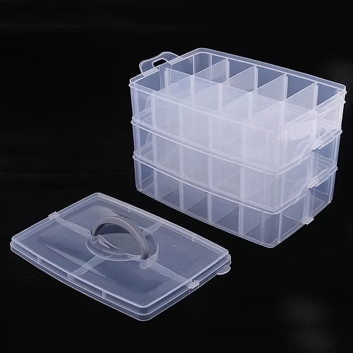 3 Layer 30 Grid Storage Box