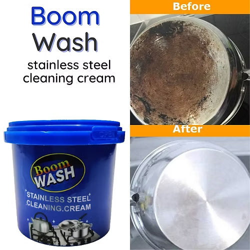 Boom Wash Stainless Steel Cleaning Cream