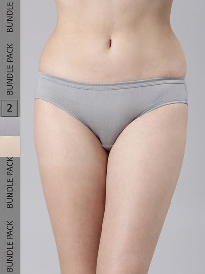 Suburbans LOW-WAIST INNER ELASTIC BIKINI (PACK OF 2)