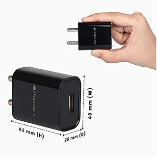 ZEBRONICS Zeb-MA5211 CHARGER(BLACK)