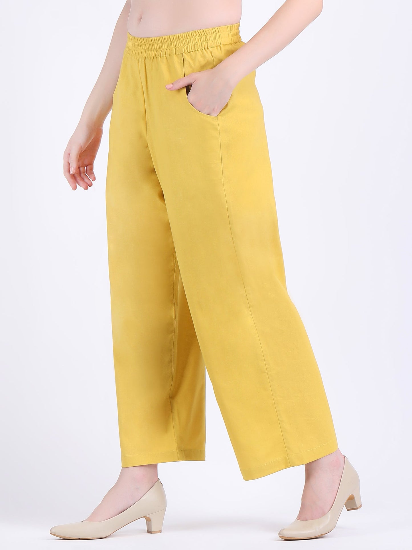 COTTON FLEX COMFORT WEAR COORD SET LEMON CURRY