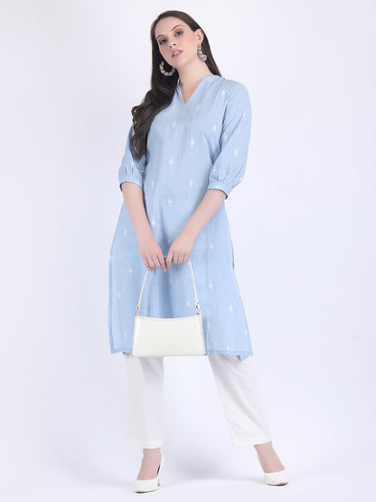 JAMDANI COTTON COMFORT WEAR KURTA SET