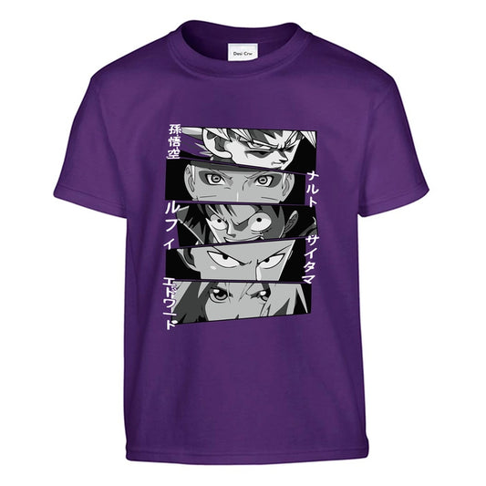 Anime design white | Premium Cotton T-Shirts