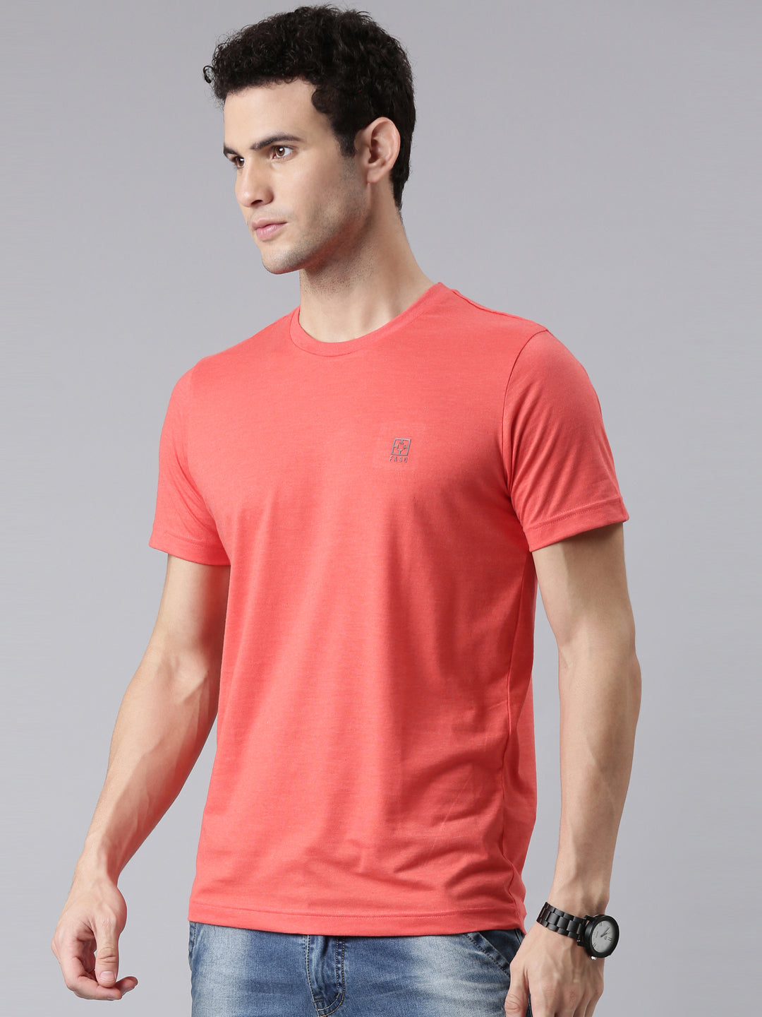 Suburbans NEW Multicolor Cotton Round Neck T-Shirt