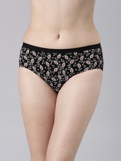 Suburbans OUTER ELSTIC PRINTED HIPSTER (PACK OF 2)