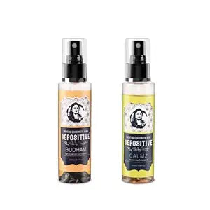 BEPOSITIVE Budham,Calmz For Men & Women, Long Lasting Perfume, Infused with crystals, Enhance Auras and Promote Positivity, Embrace Harmony (100 ml) Pack of 2