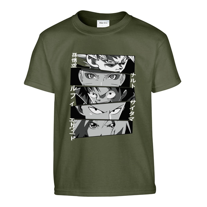 Anime design white | Premium Cotton T-Shirts