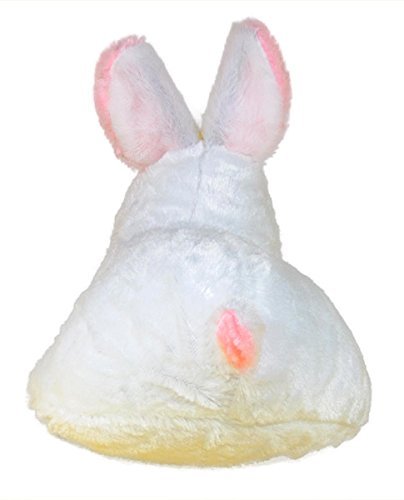Toy Castle White Rabbit Soft Toys with Carrot Furry Teddy Stuffed Animal - Educational Toys, Gift, Car Decoration | Made in India (26 cm, White)