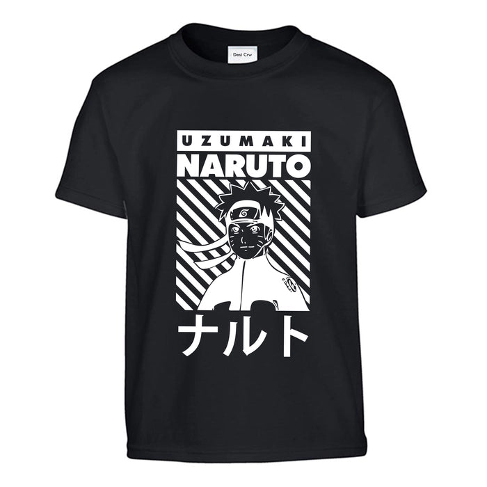 Naruto Design White | Premium Cotton T-Shirts