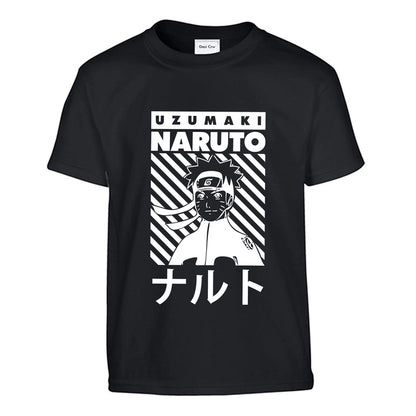 Naruto Design White | Premium Cotton T-Shirts