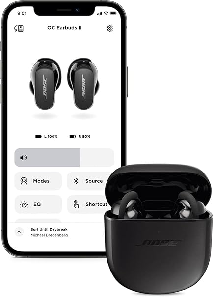 Bose QUIETCOMFORT EARBUDSII, ANC TWS (Soapstone / White, True Wireless)