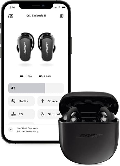 Bose QUIETCOMFORT EARBUDSII, ANC TWS (Soapstone / White, True Wireless)