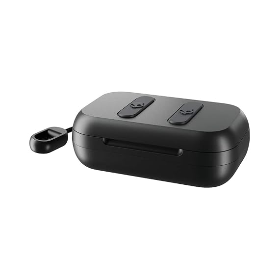 Skullcandy Dime True Wireless in-Ear Bluetooth Earbuds Compatible with iPhone and Android/Charging Case – Black