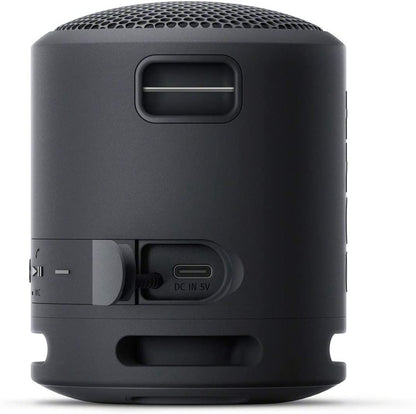 Sony Srs-Xb13 Wireless Extra Bass Portable Compact Bluetooth Speaker with 16 Hours Battery Life, Type-C, Ip67 Waterproof, Dustproof, with Mic, Loud Audio for Phone Calls (Black)