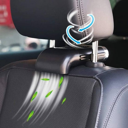 Vehicle Seat Fan, USB Powered Automobile Seat Fan with High Airflow, 3 Speeds