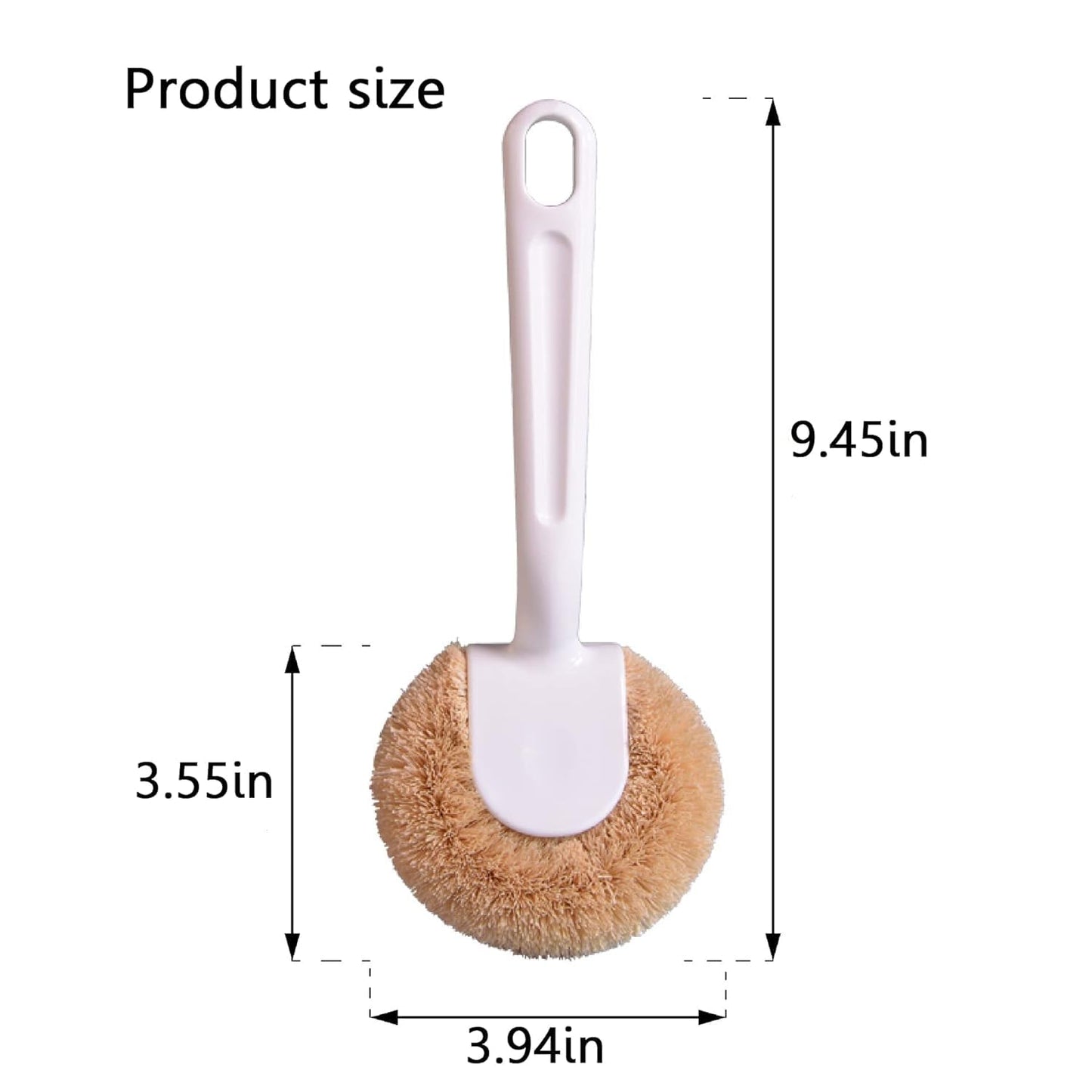 Coconut Fibre Pan Cleaning Brush
