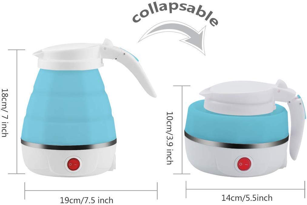 Foldable Electric Travel Kettle - Portable and Convenient