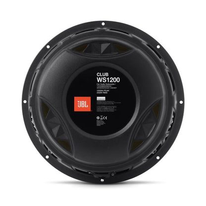 JBLCLUBWS1200BLK – 12″ (305mm) Shallow Mount Subwoofer, 1000w Peak, Black