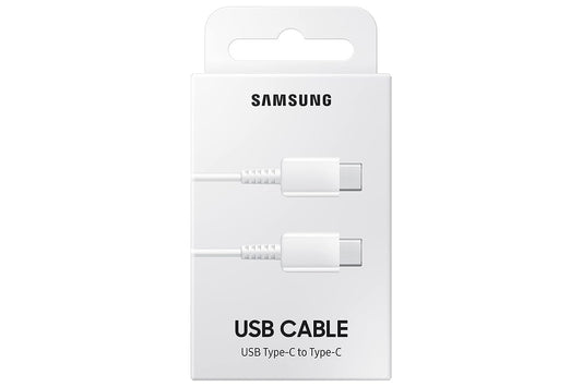 Samsung Original Type C to C Cable – 3.28 Feet (1 Meter) Compatible with Smartphone,White